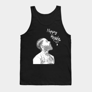 nipsey hussle | minimalism in white Tank Top